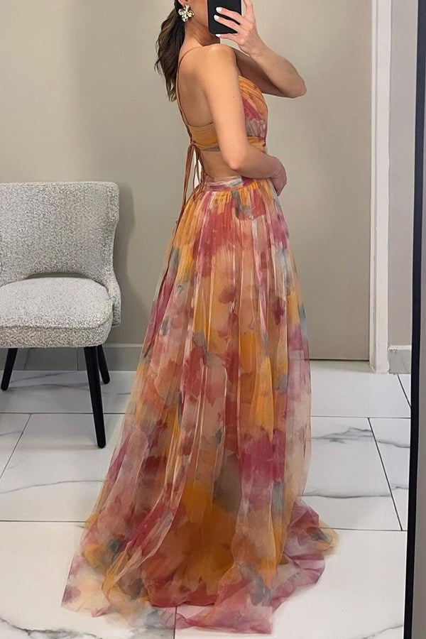 Vaëlia | Upea kukkakuosis maxi-mekko