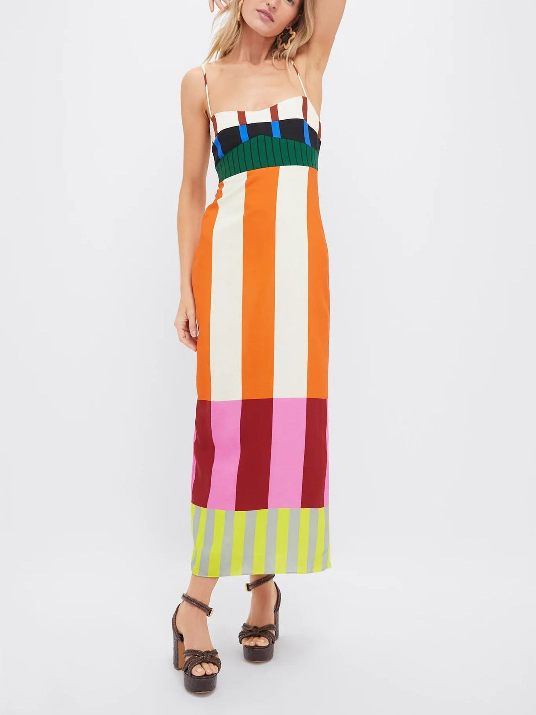 Nadine | Monivärinen mekko
