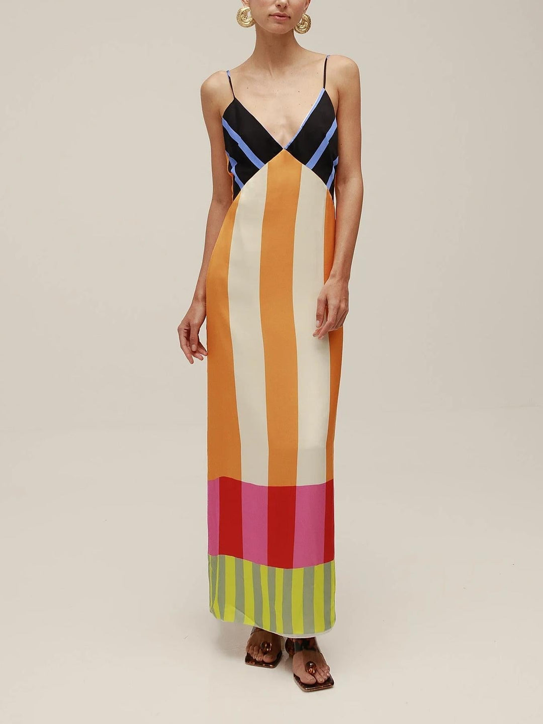 Nadine | Monivärinen mekko