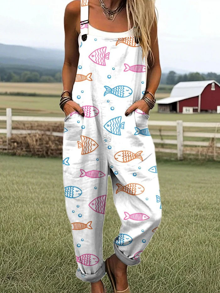 Julia | Vintage Kukka-Overall