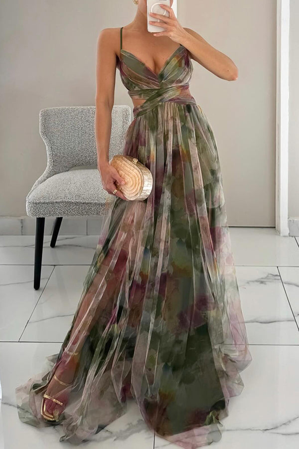 Vaëlia | Upea kukkakuosis maxi-mekko