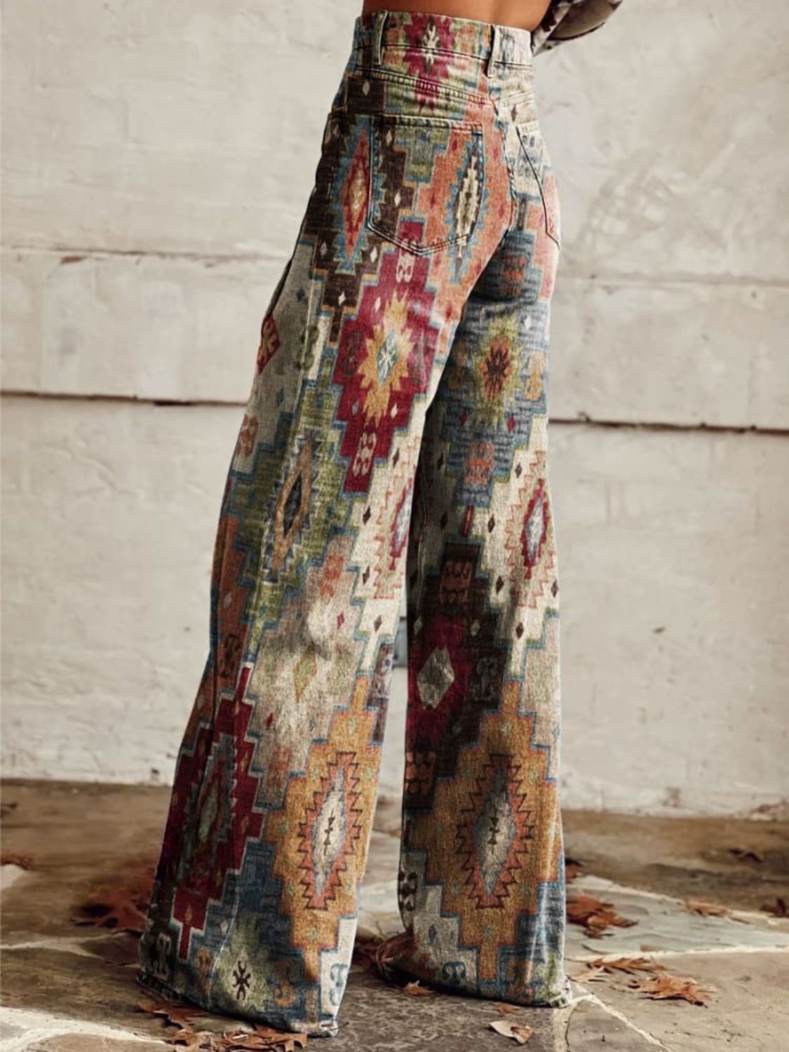 Aldina | Boho Vintage Baggy Housut