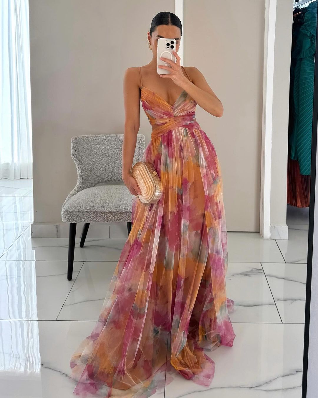 Vaëlia | Upea kukkakuosis maxi-mekko