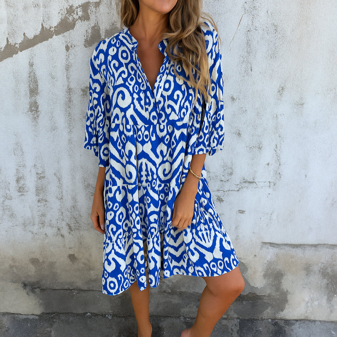 Kaia | Elegantti mekko V-pääntiellä