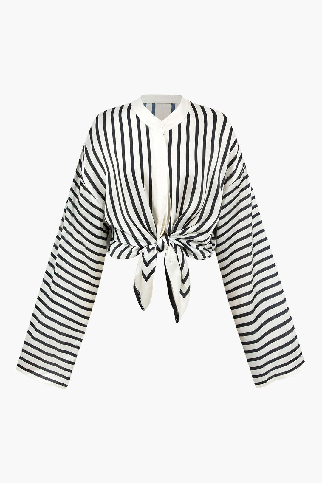Solveig | Stripe Print Pitkähiha Shirt