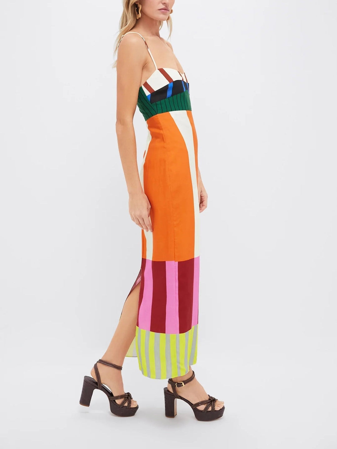 Nadine | Monivärinen mekko