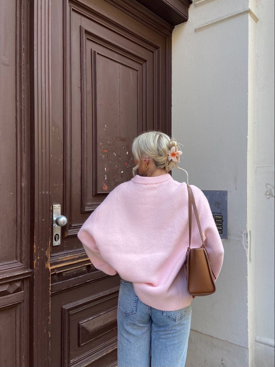 Bérénice | Rosa ylipitkä neule