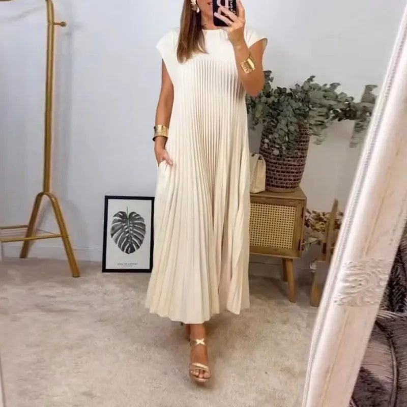 Ulla | Pleatattu Maxi Mekko