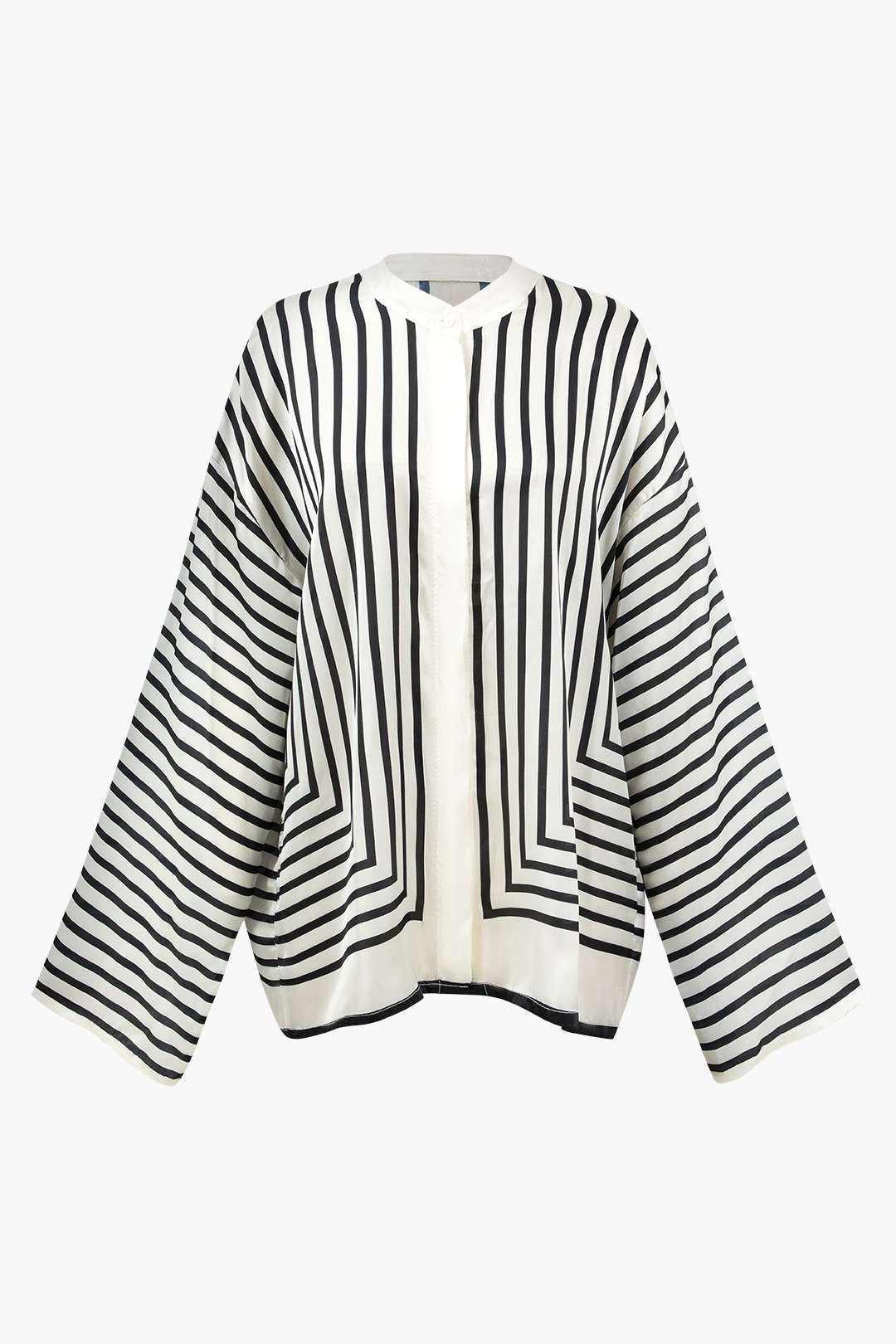 Solveig | Stripe Print Pitkähiha Shirt