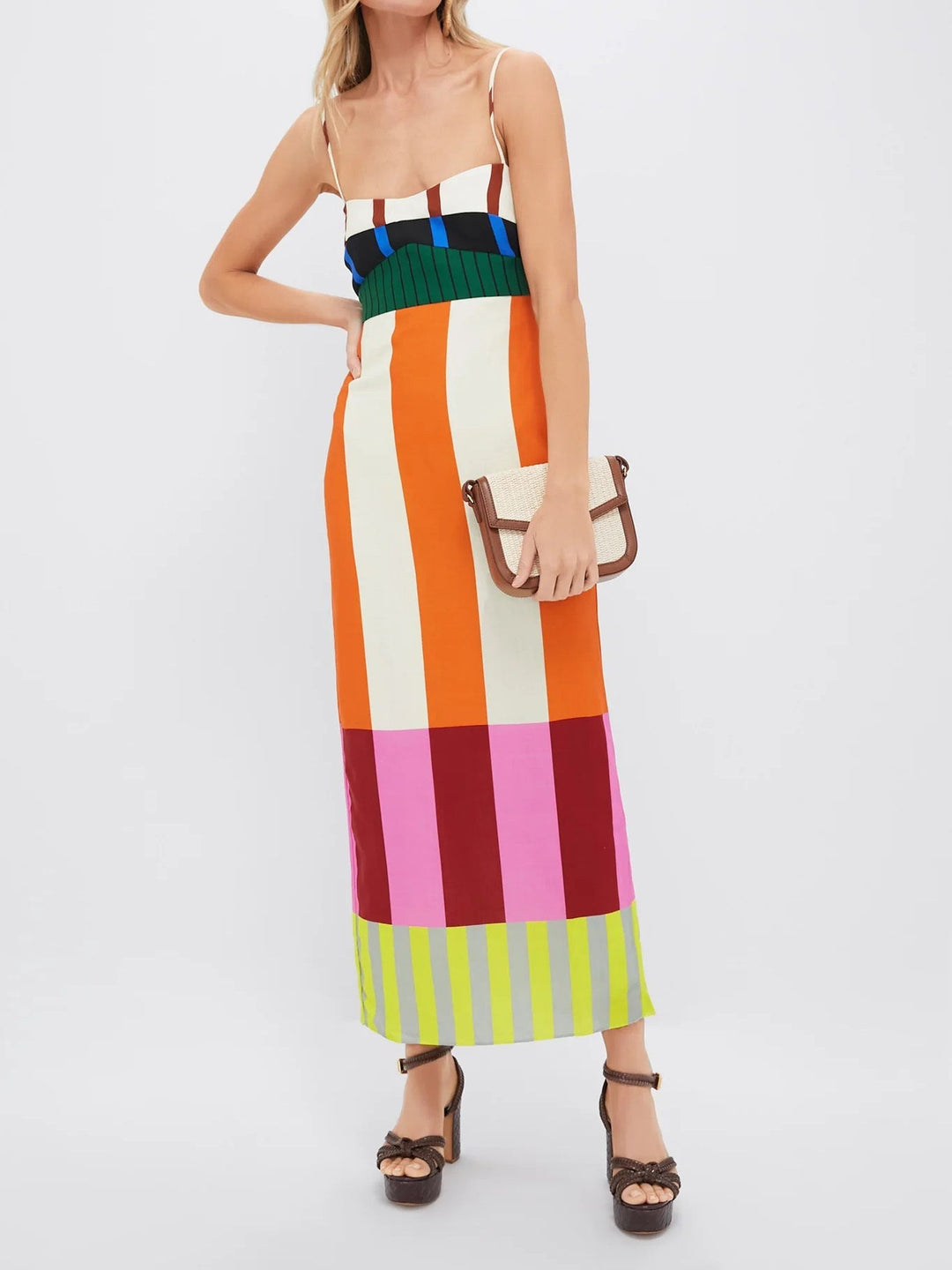 Nadine | Monivärinen mekko